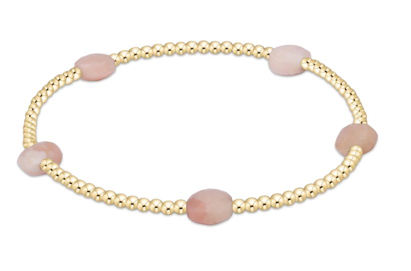 Admire Small Gem 2mm Gold Bracelet
