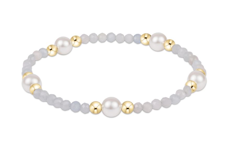 Purpose Pearl 6mm Gem Bracelet, COLOR: Aquamarine