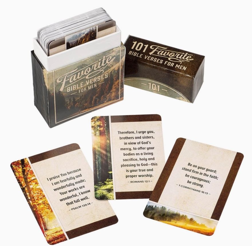 Box of Blessings Favorite Bible Verses for Men