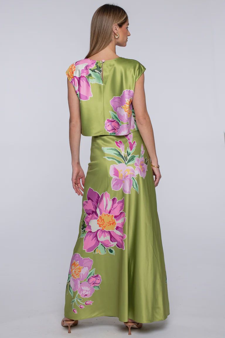 Jackie Top - Bias Bouquet