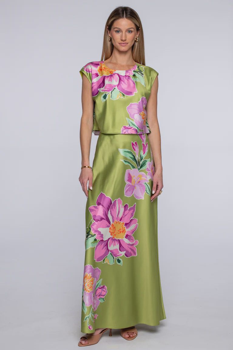Jackie Top - Bias Bouquet, COLOR: Bias Bouquet, Size: S