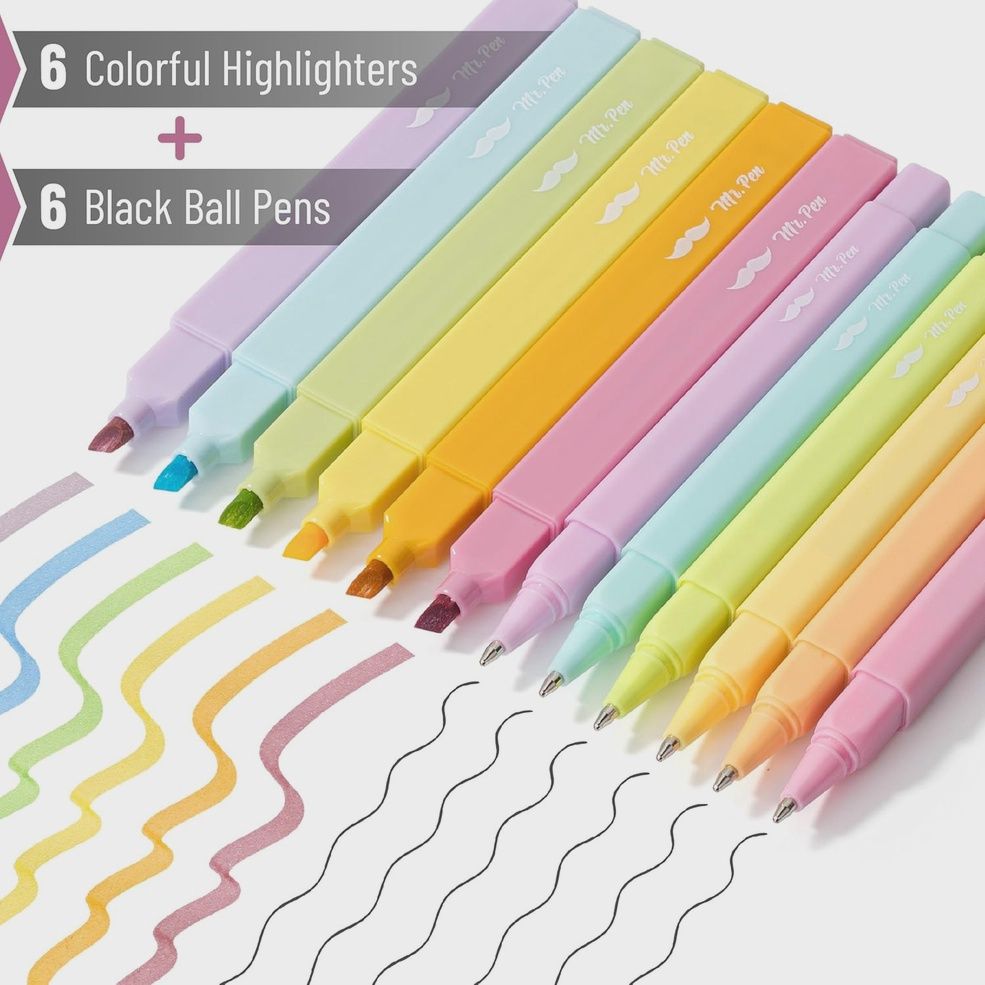 Bible Safe Pastel Highlighters Set