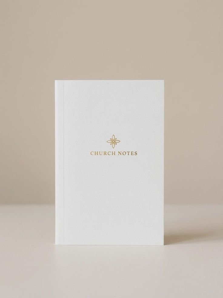Church Notes Journal for Sermon Notes