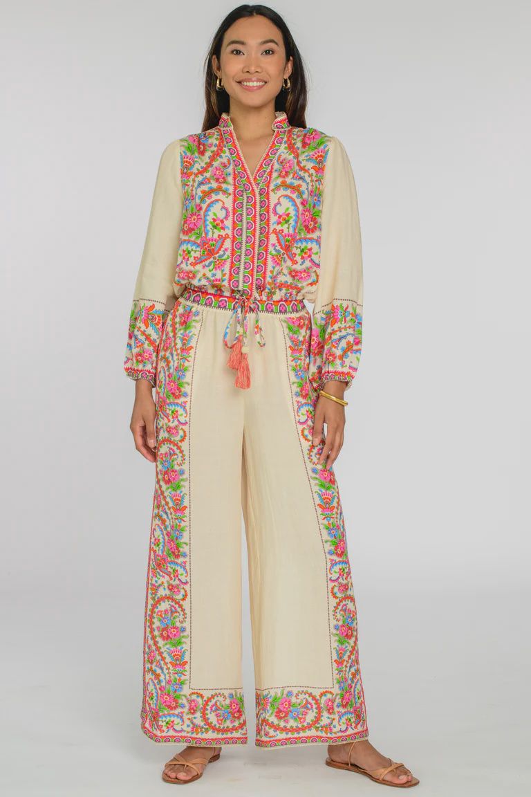 Presley Pant - Scroll With It, COLOR: Scroll With It, Size: XS