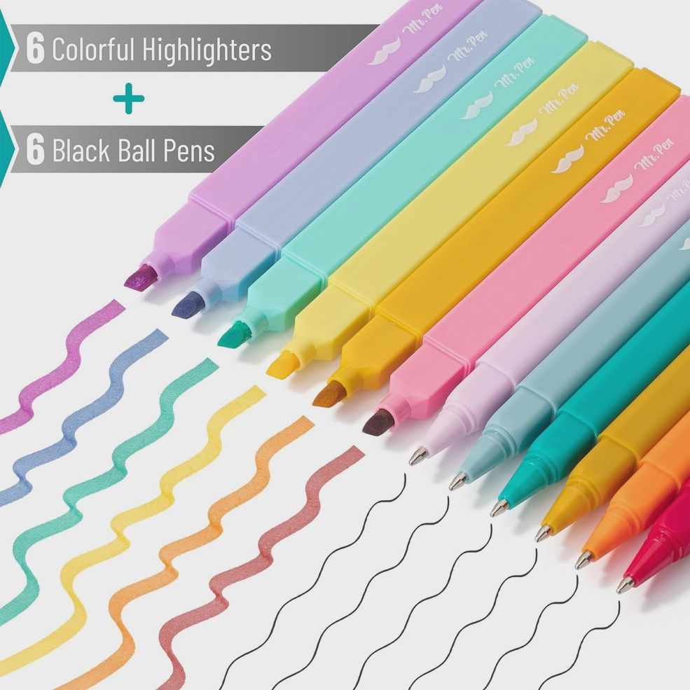 Bible Safe Highlighters &amp; Gel Pens Set