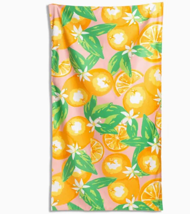 Orange Grove Giant Beach Towel