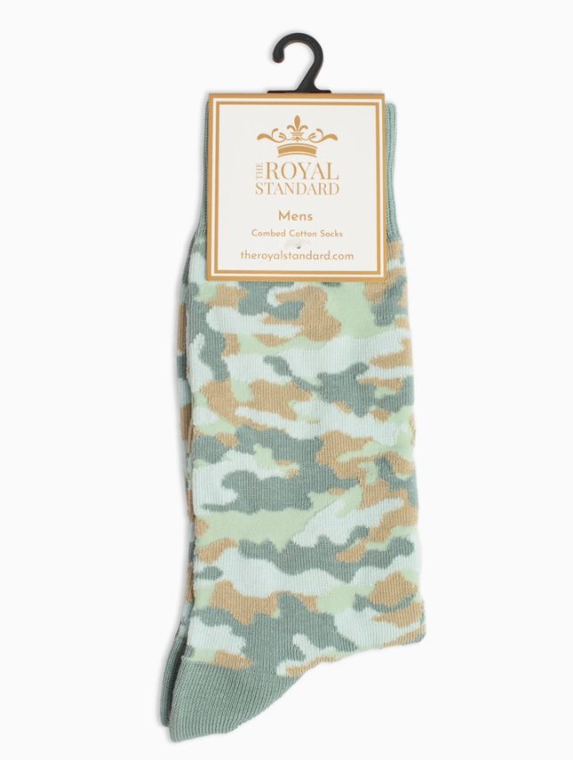 Men's Camo Socks Blue/Multi