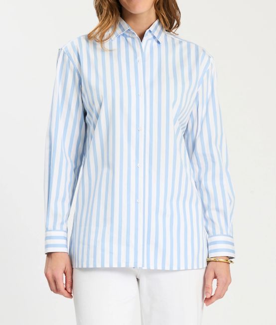 Quinn Awning Stripe Shirt
