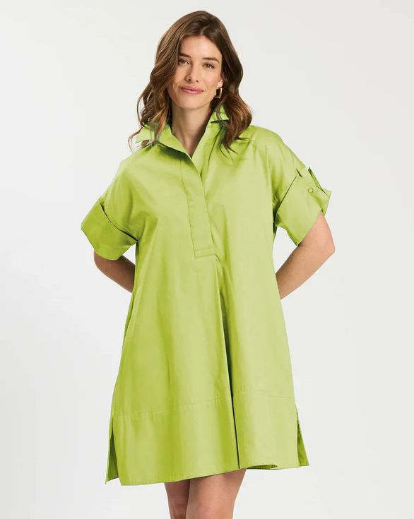Addie Cotton Short Shirtdress