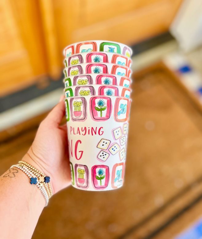 Mahjong Cups - Set of 6