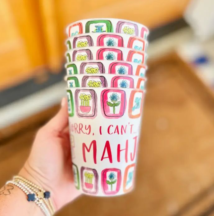 Mahjong Cups - Set of 6