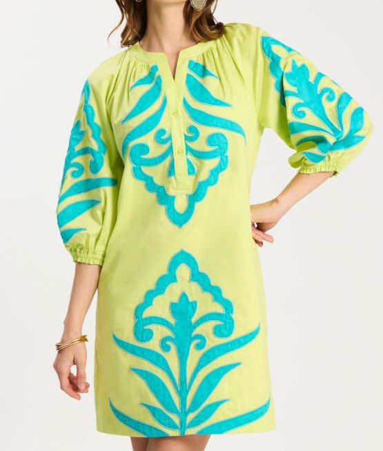 Sarah Applique Dress