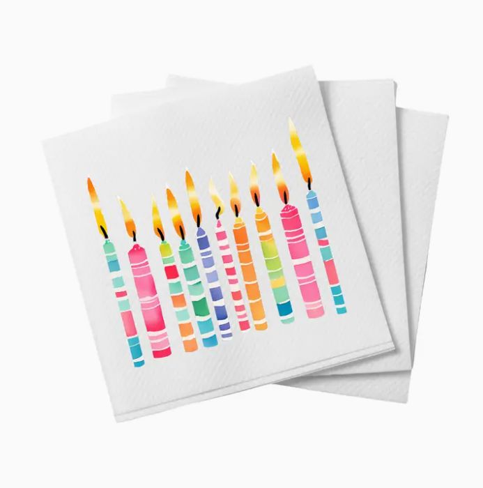 Make A Wish Birthday Cocktail Napkins | Set of 20
