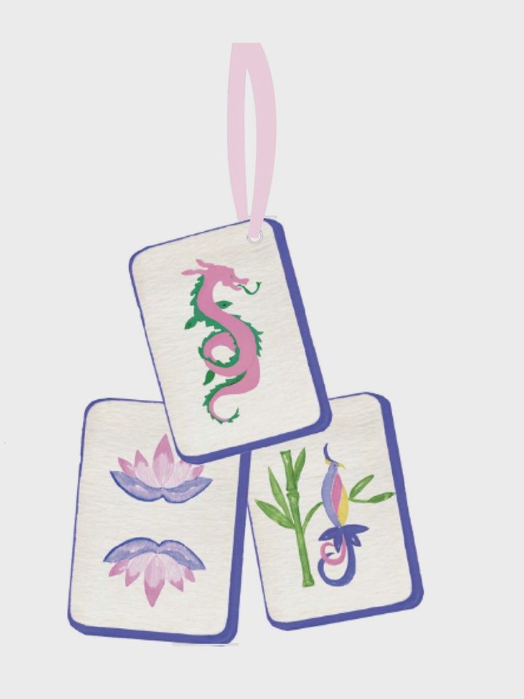 Mahjong Tiles Acrylic Ornament