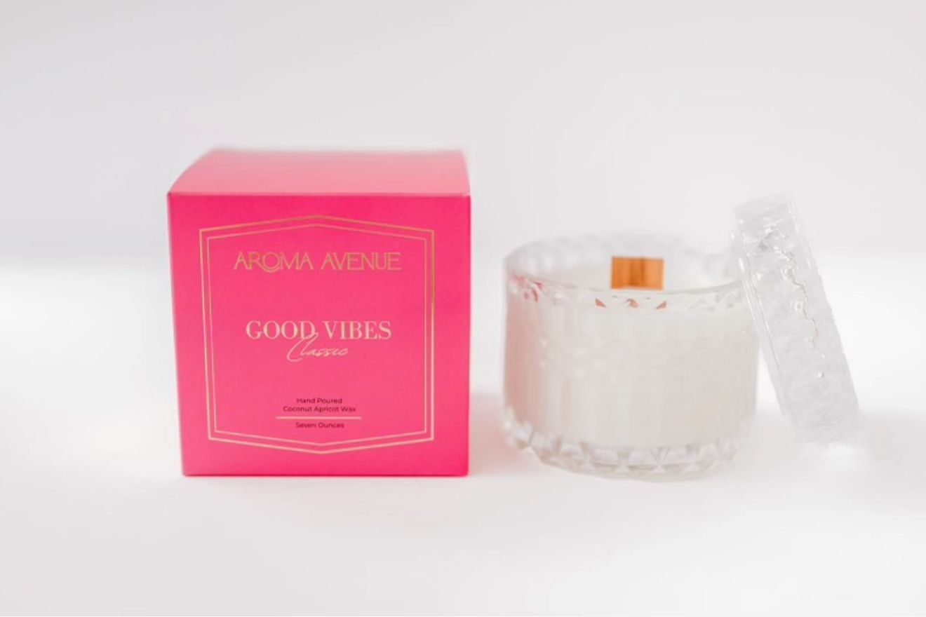 Aroma Avenue Candles, SCENT: Good Vibes