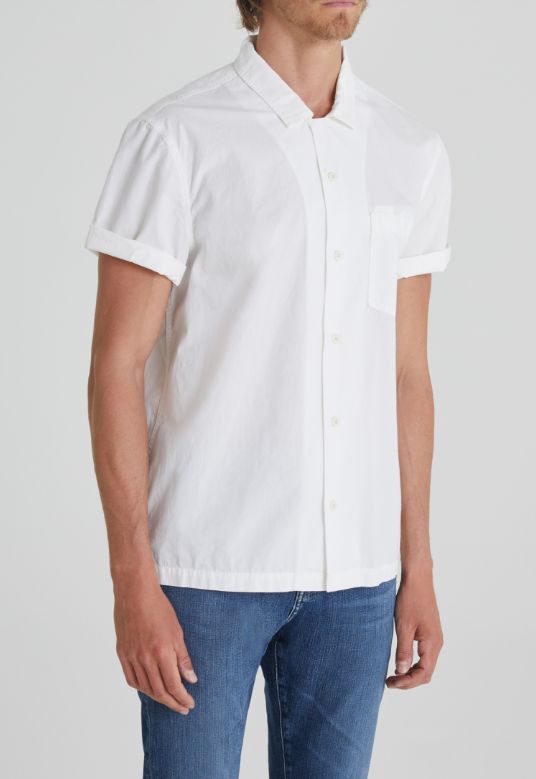 Foster S/S Shirt, COLOR: Ivory Dust, Size: S