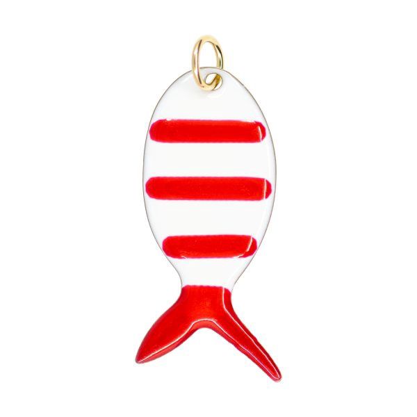Striped Fish Charm