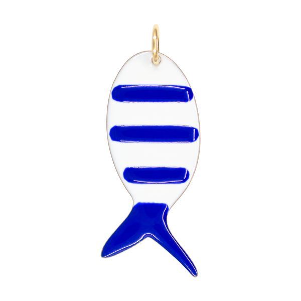 Striped Fish Charm
