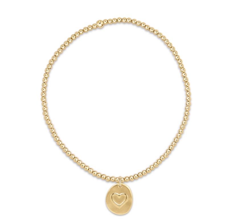 Classic Gold 2mm INSPIRE LOVE Charm