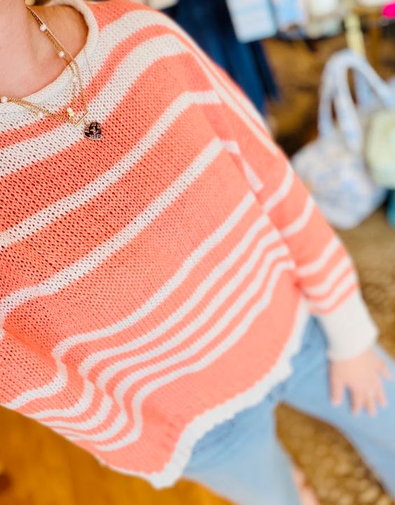 Hudson Striped Top Cotton