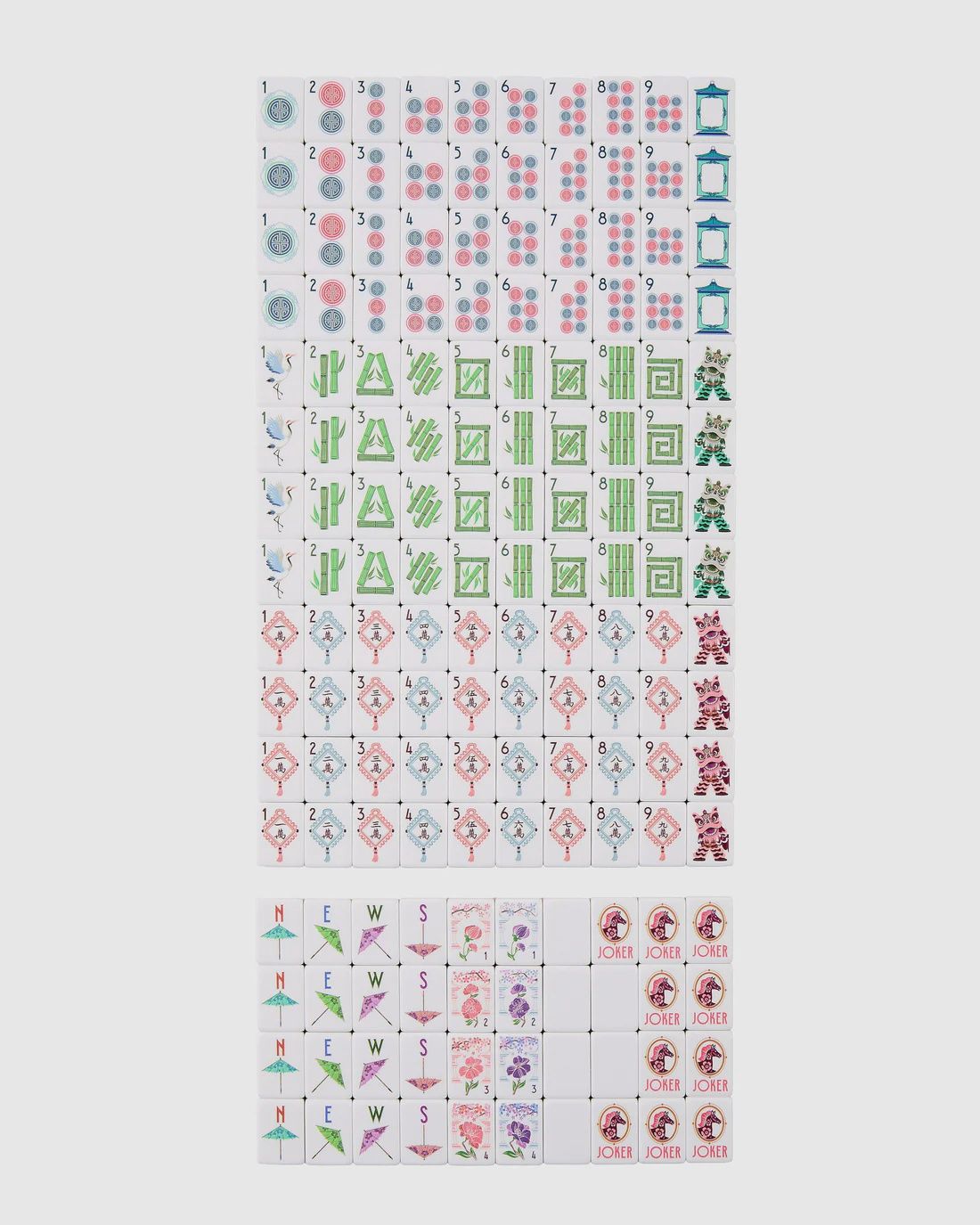 Solara Mahjong Tiles