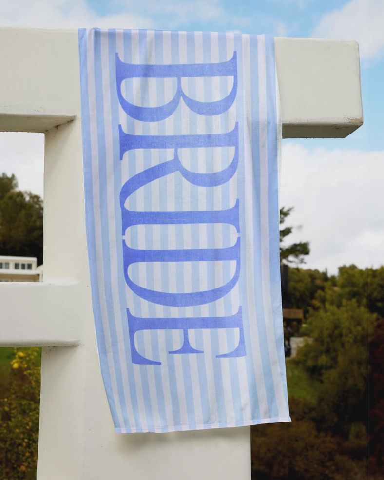 Bride Beach Towel