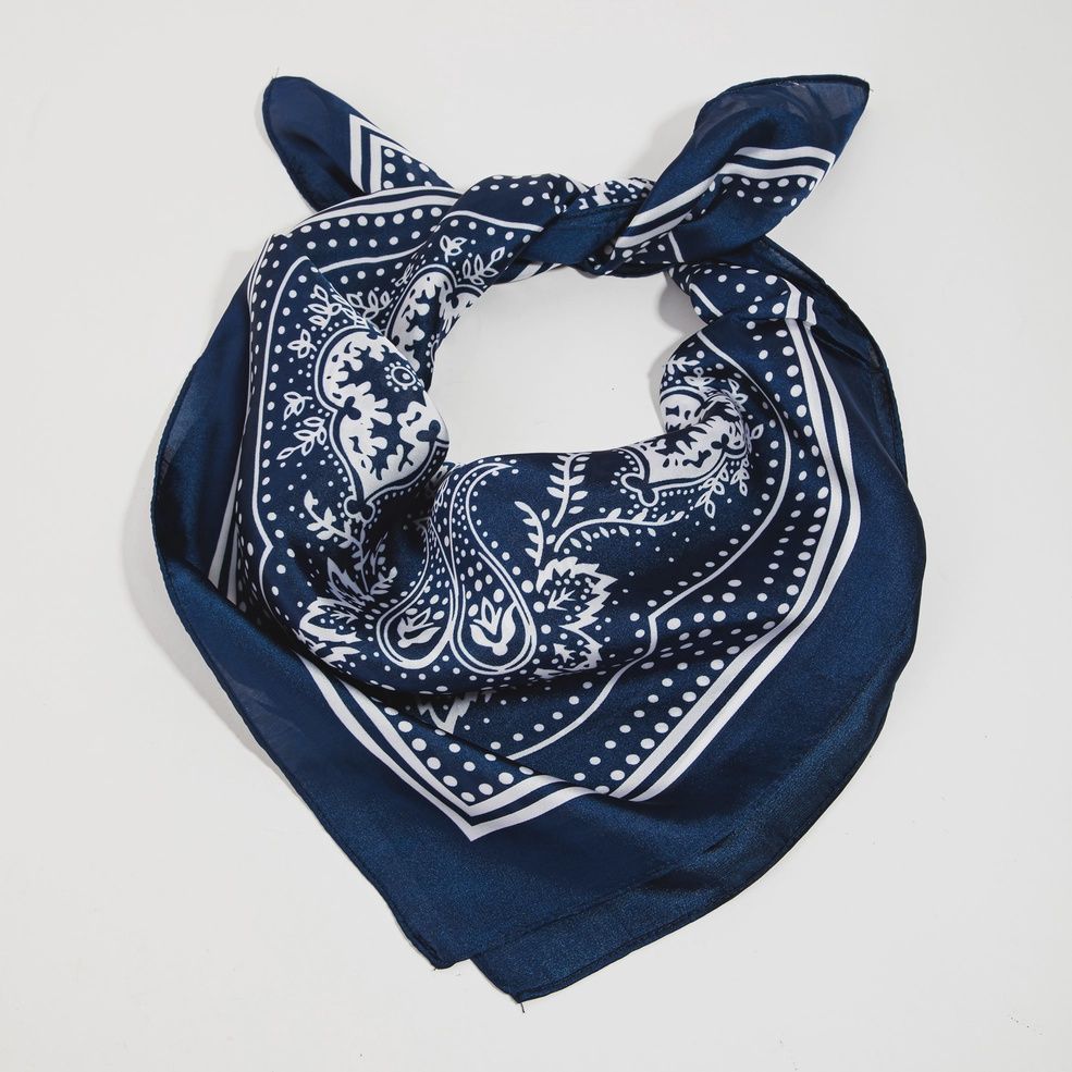 Light Paisley Bandana Scarf