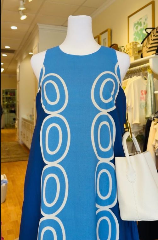 Abstract Column Dress