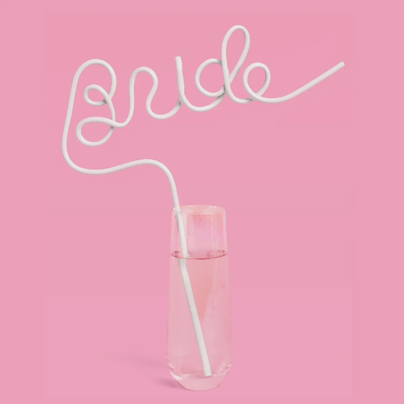 White Bride Straw