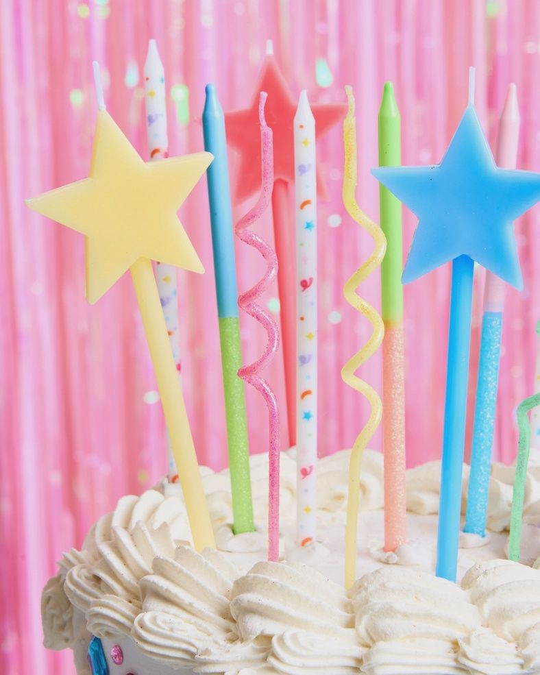 Whimsical Birthday Candles - Set 14