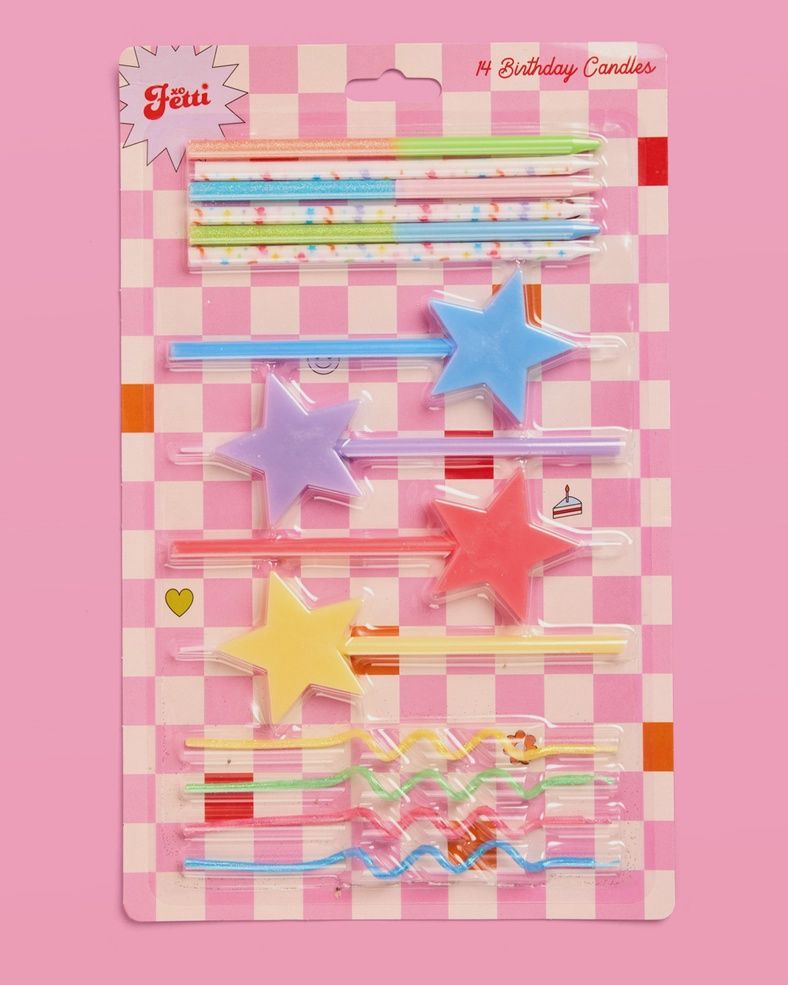 Whimsical Birthday Candles - Set 14
