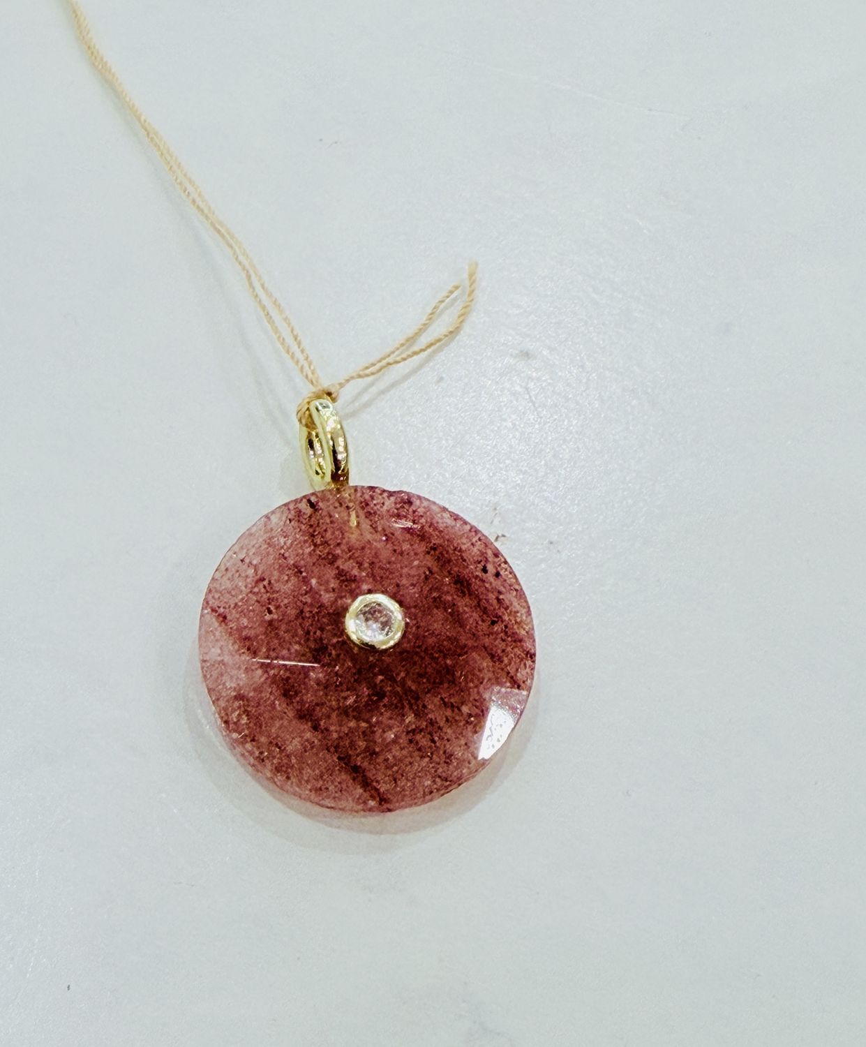 Circle Stone Charm