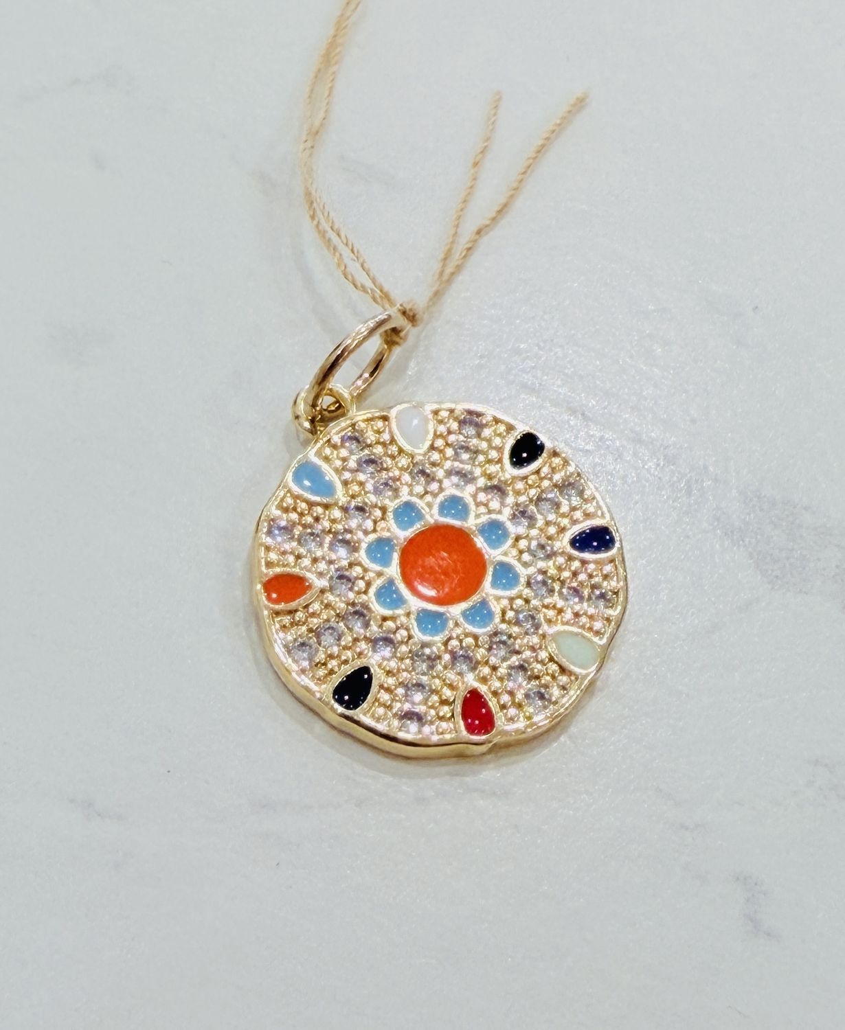 Colorful Sand Dollar Charm