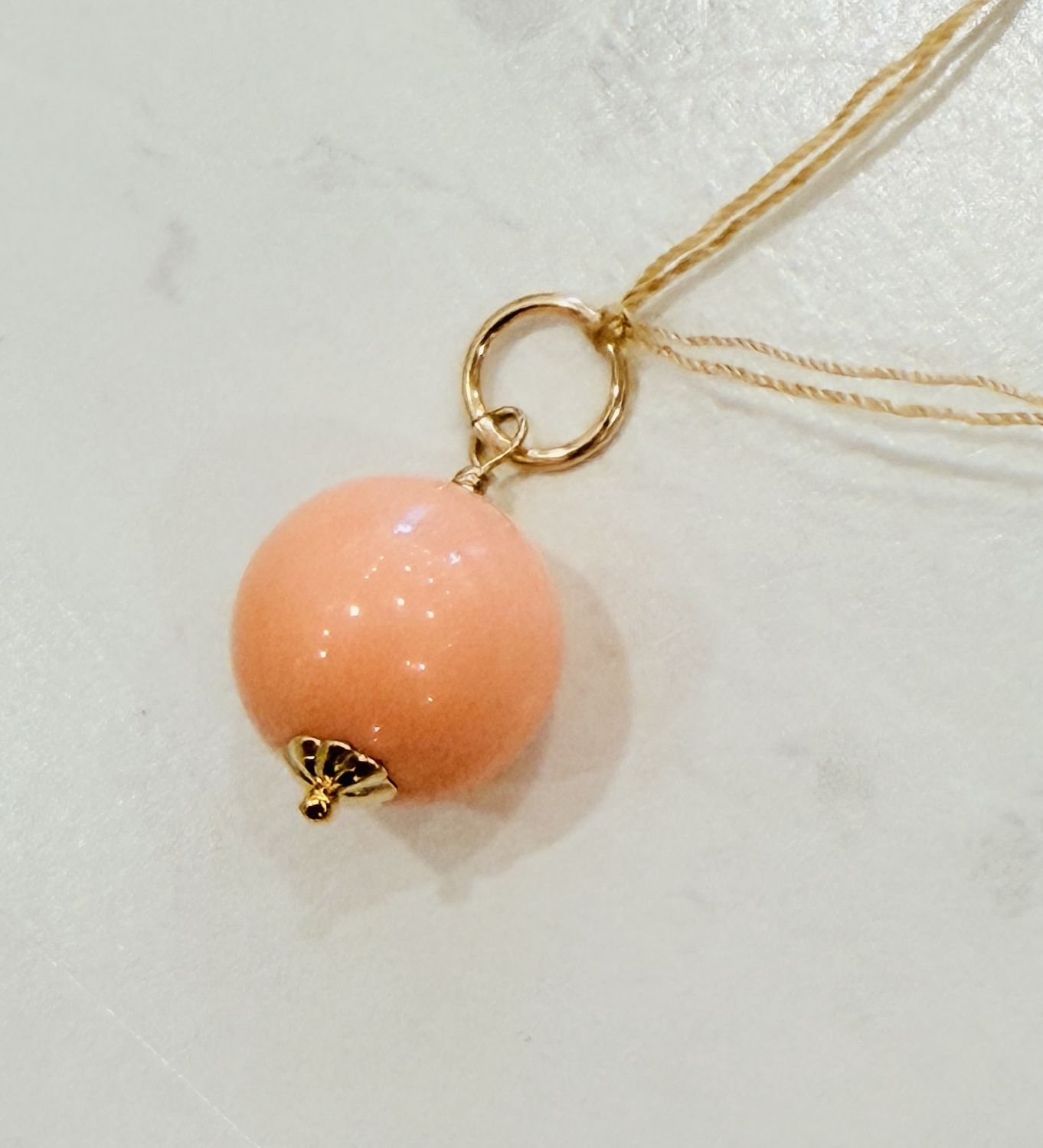 Peach Pearl Charm