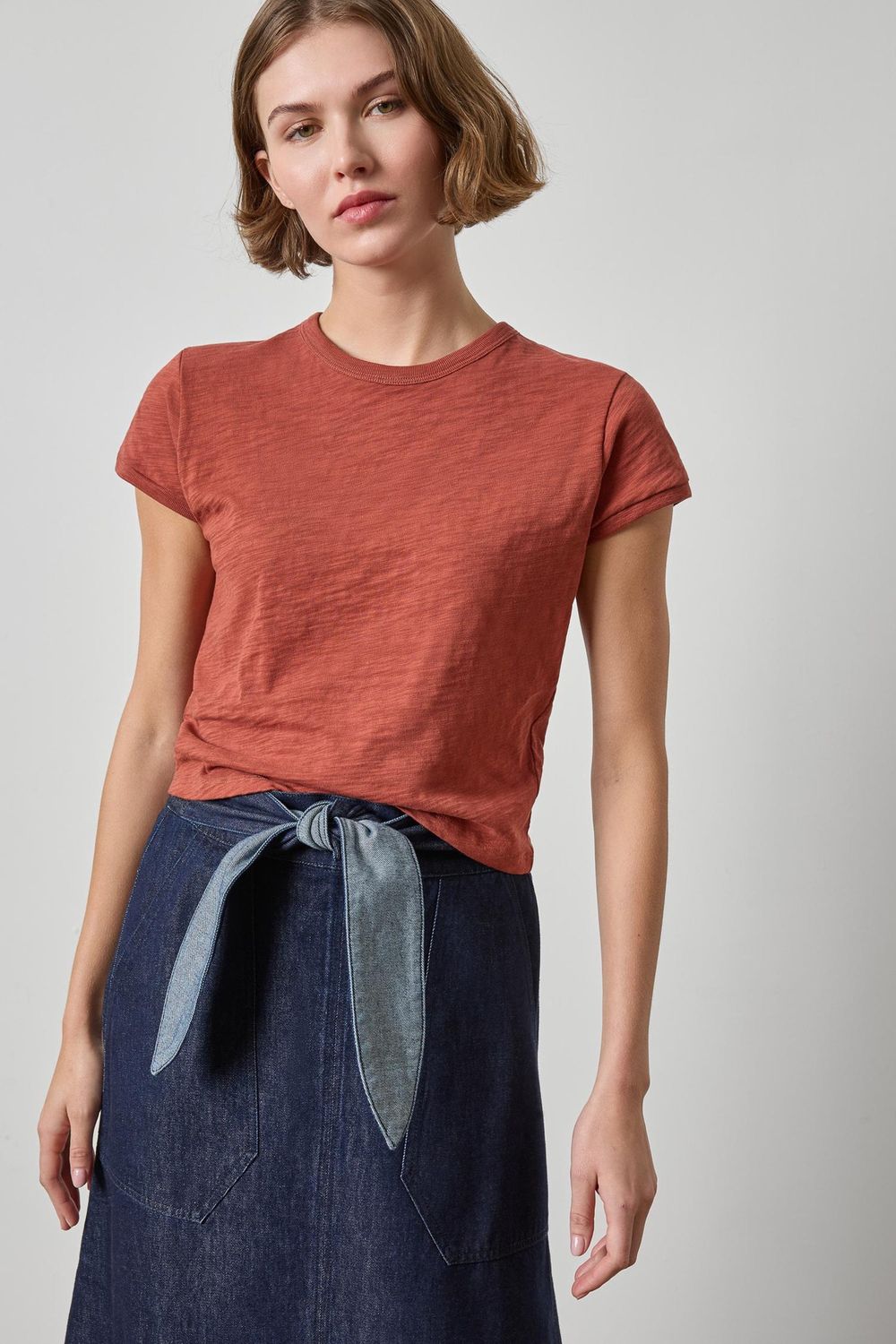 Boxy Cap Sleeve Tee