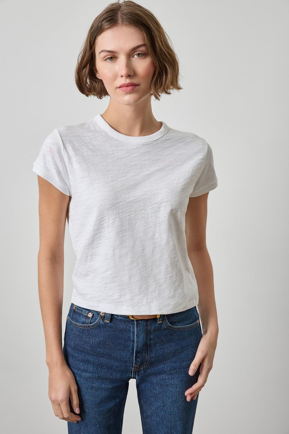 Boxy Cap Sleeve Tee