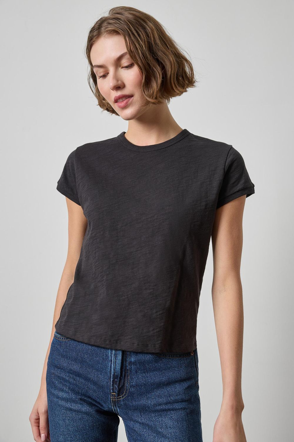 Boxy Cap Sleeve Tee