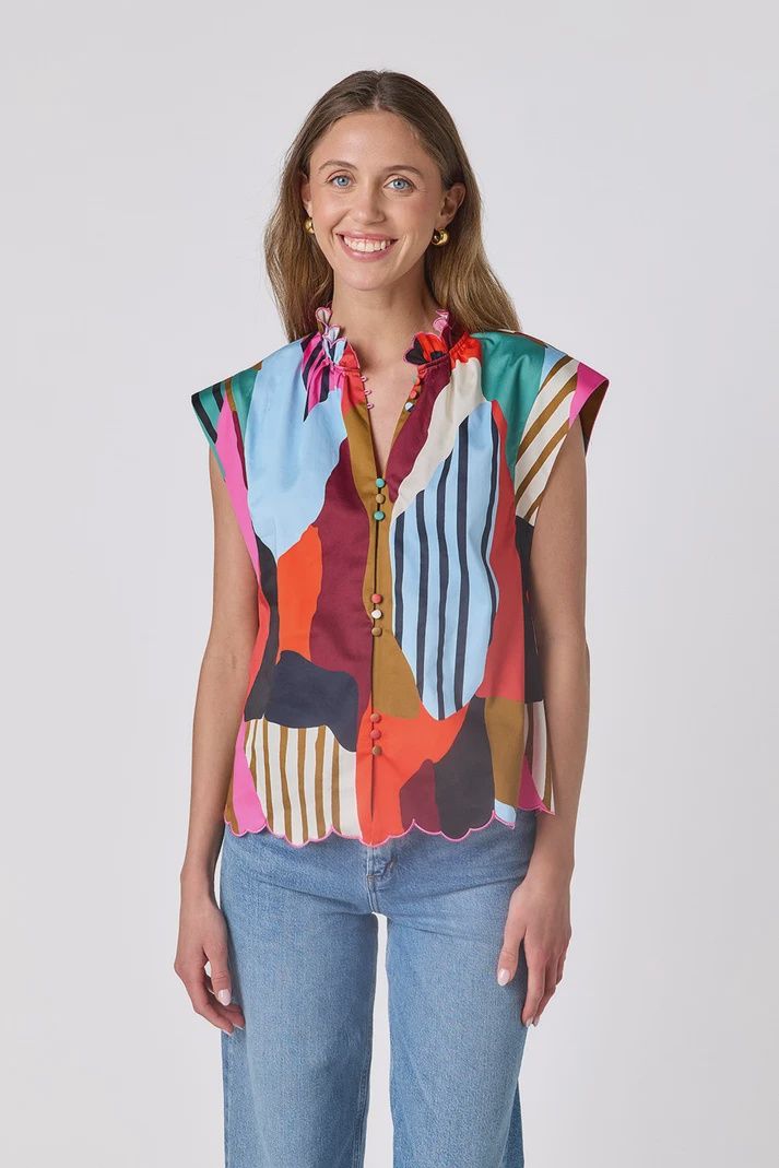 Fritzy Top, COLOR: Field Study, Size: S