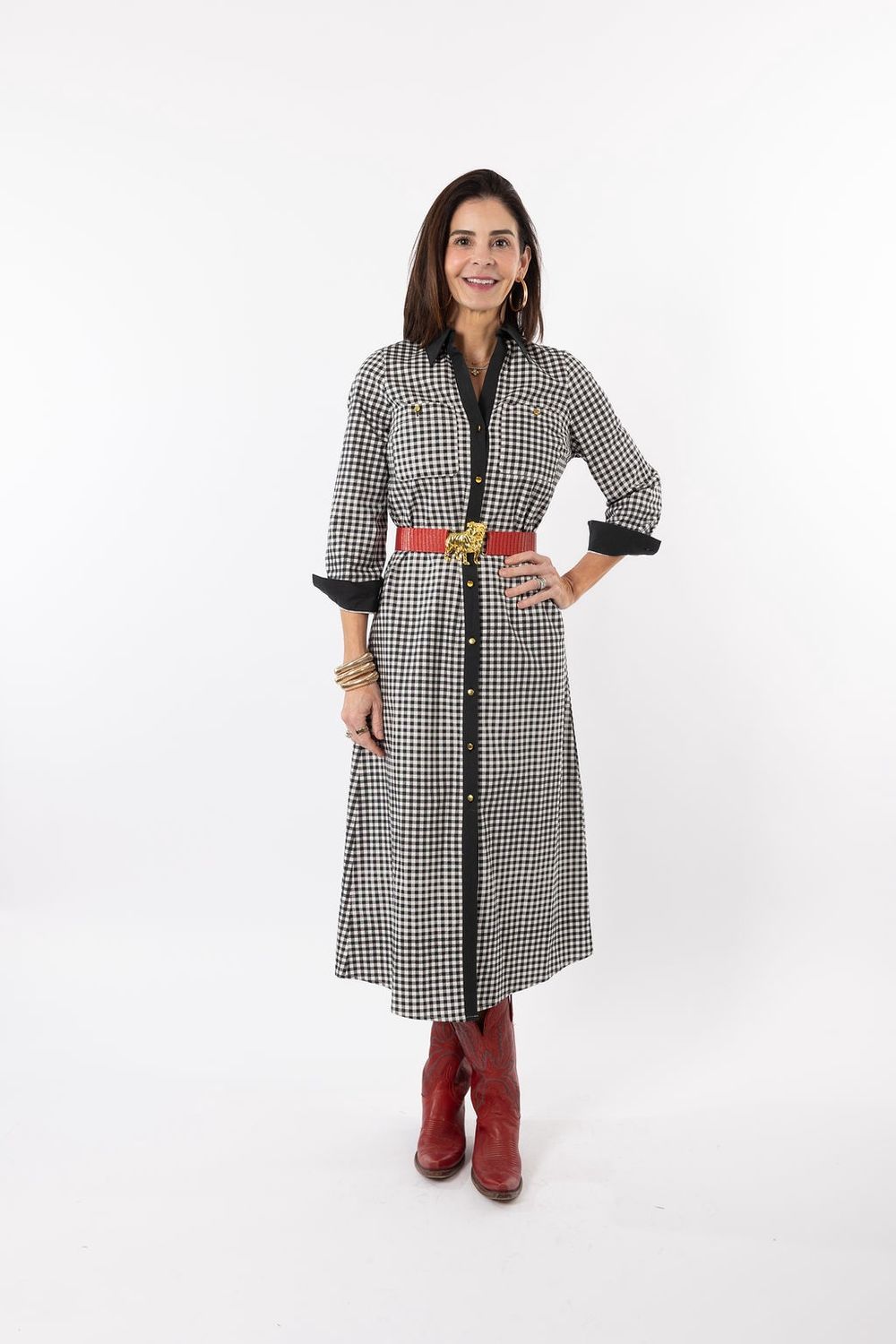 Harper Gingham Dress