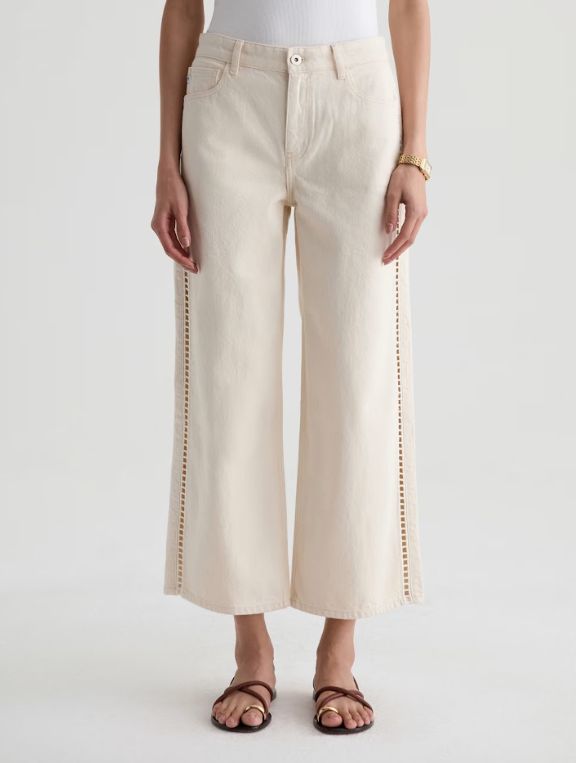 Saige Wide Leg Crop Jean - Fresh Air