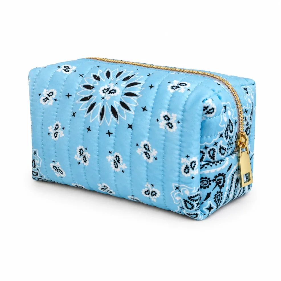 Bandana Print Makeup Case