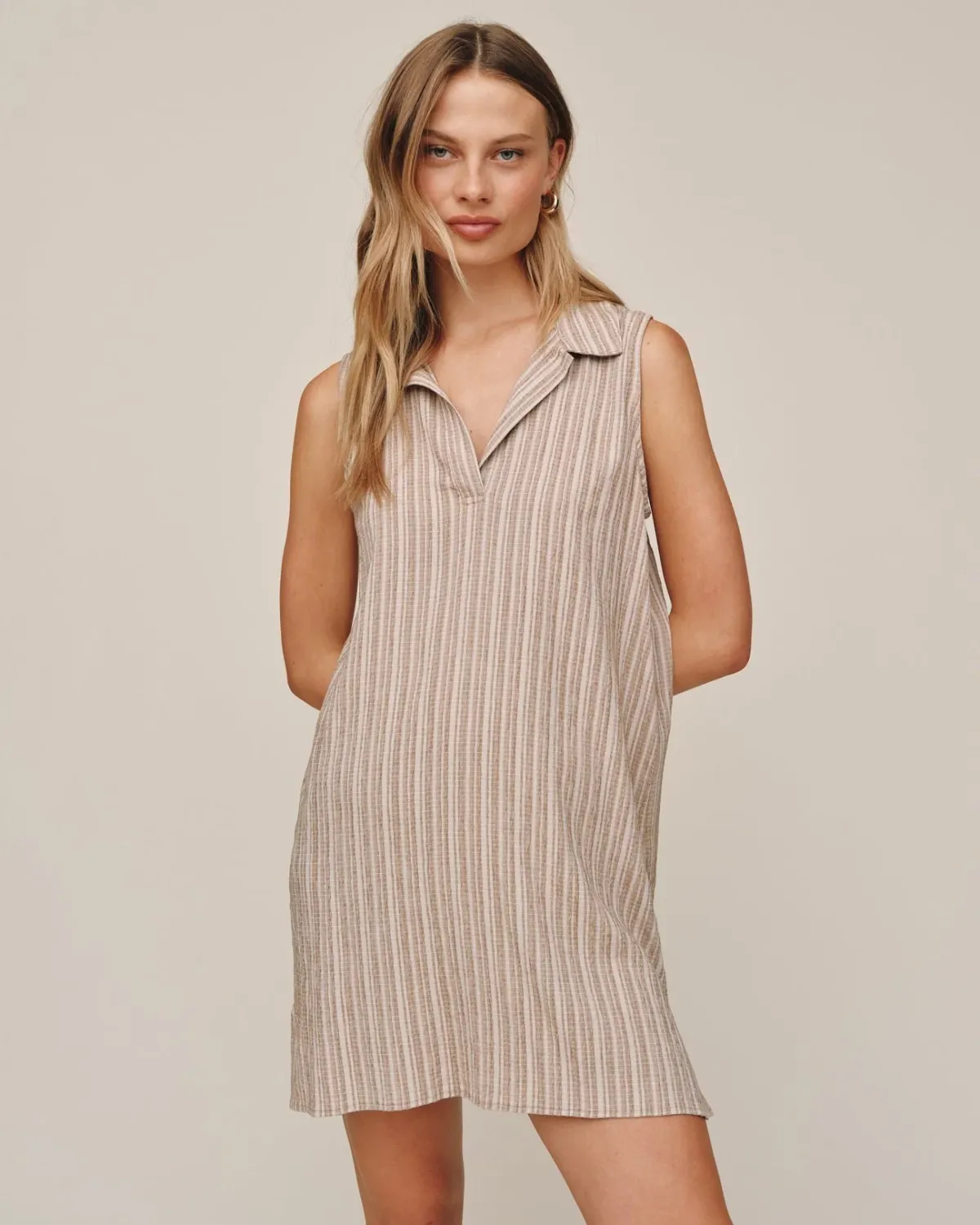 Sleeveless Pullover Mini Dress