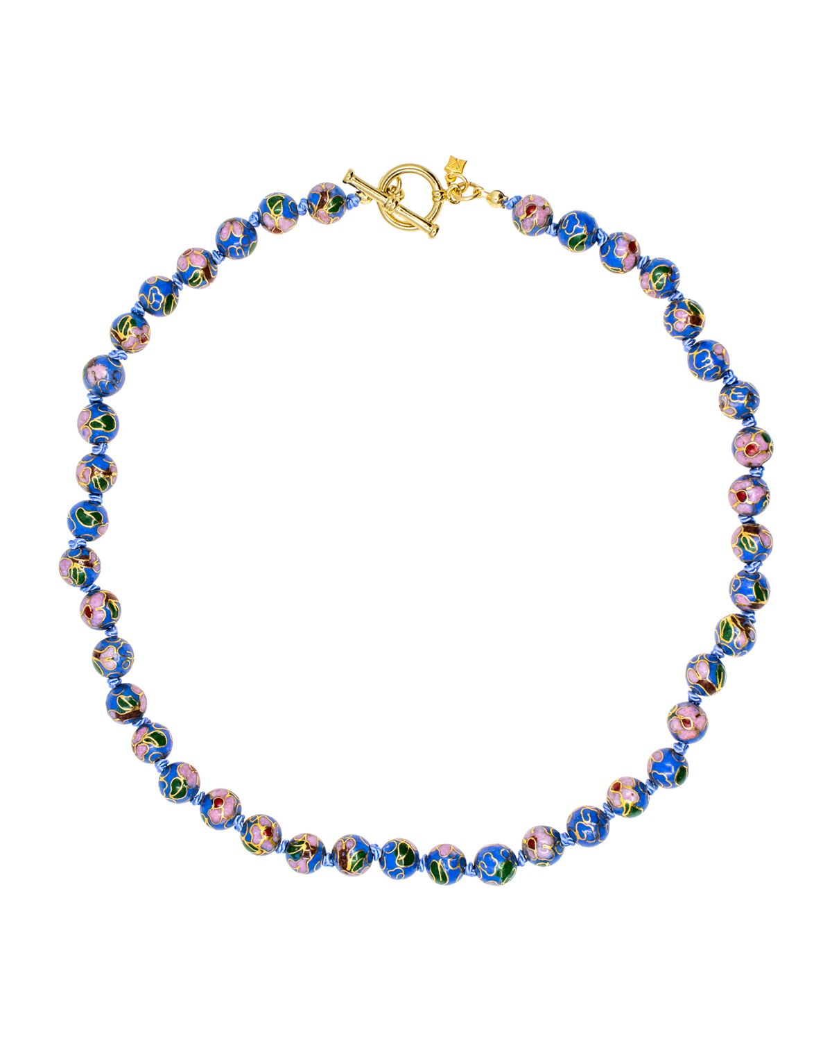 Round Cloisonne Necklace
