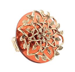 Vintage Bloom Scarf Ring