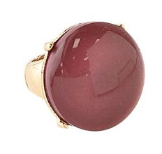 Purple Stone Scarf Ring
