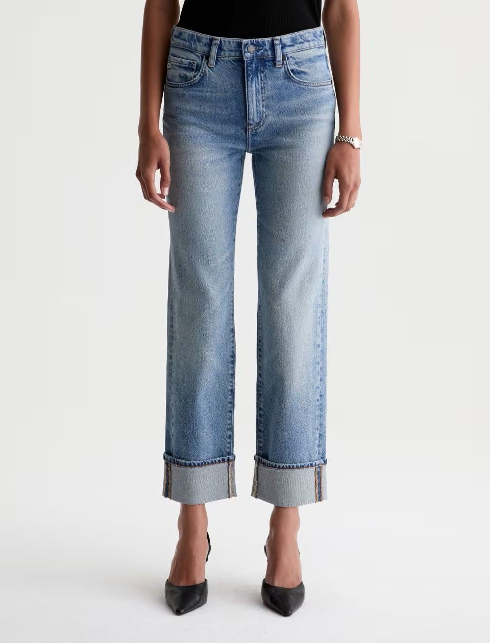 Brinley Straight Cuffed Jean