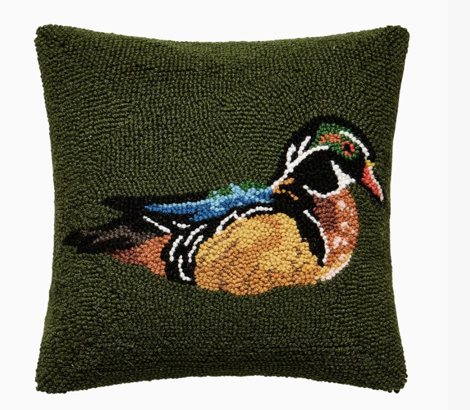 Wood Duck Hook Pillow