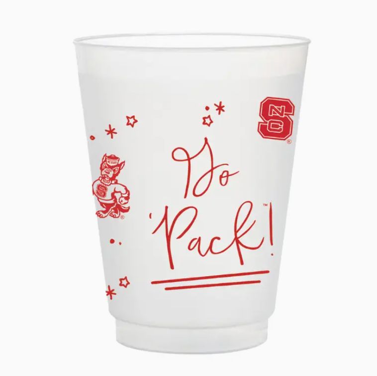 N.C. State Frosted Flex Party Cups (8-Pack)