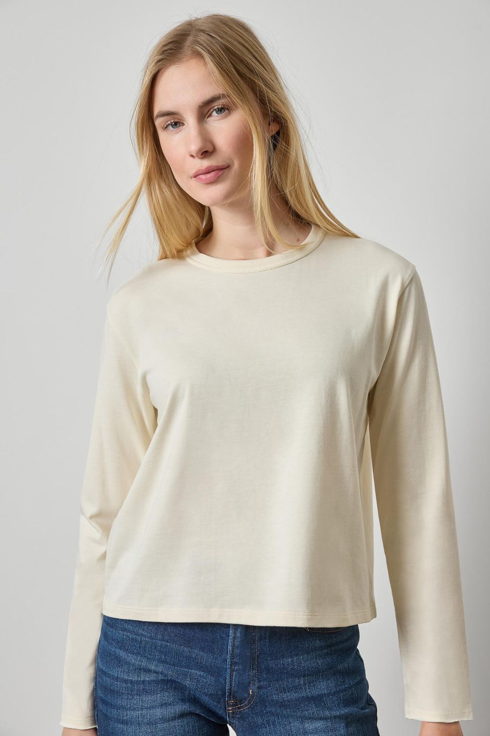 Rolled Edge Relaxed Tee