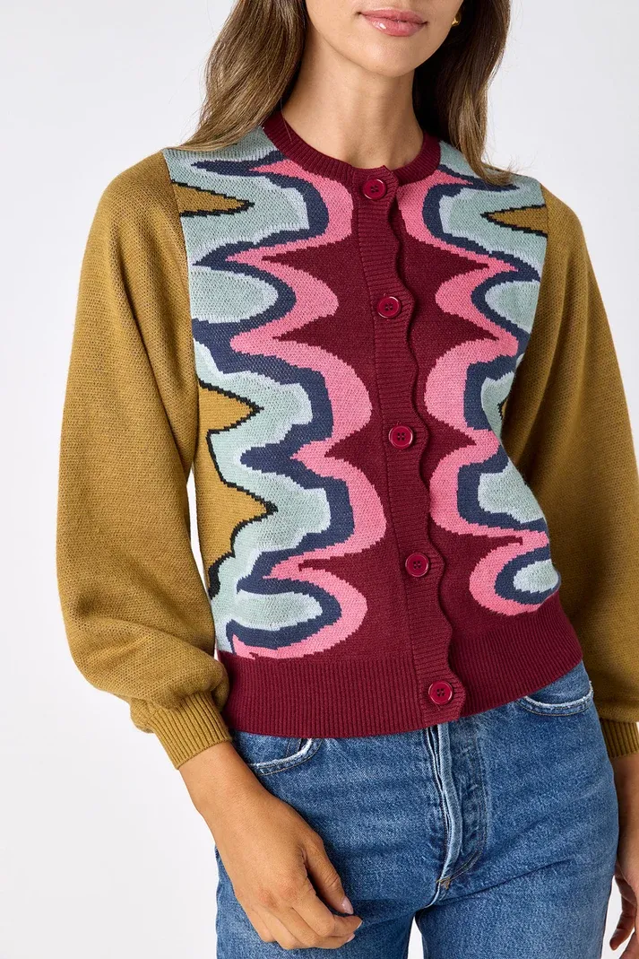 Colson Cardigan - Serpentine, COLOR: Serpentine, Size: XS